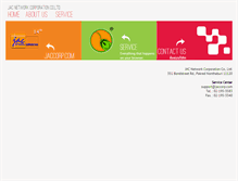 Tablet Screenshot of jaccorp.com